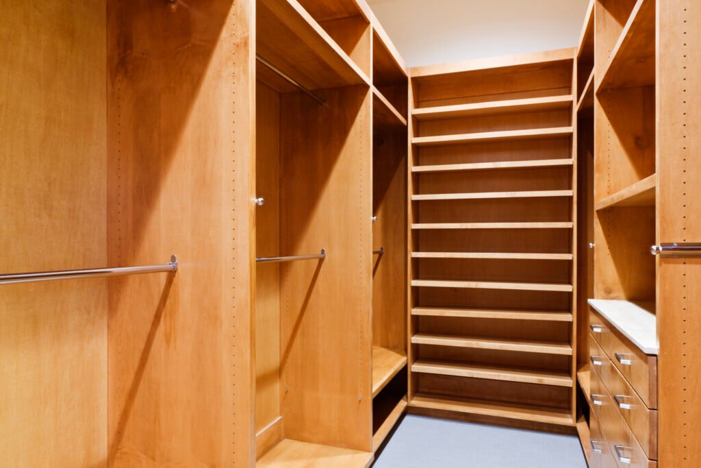 Empty Walk-In Closet